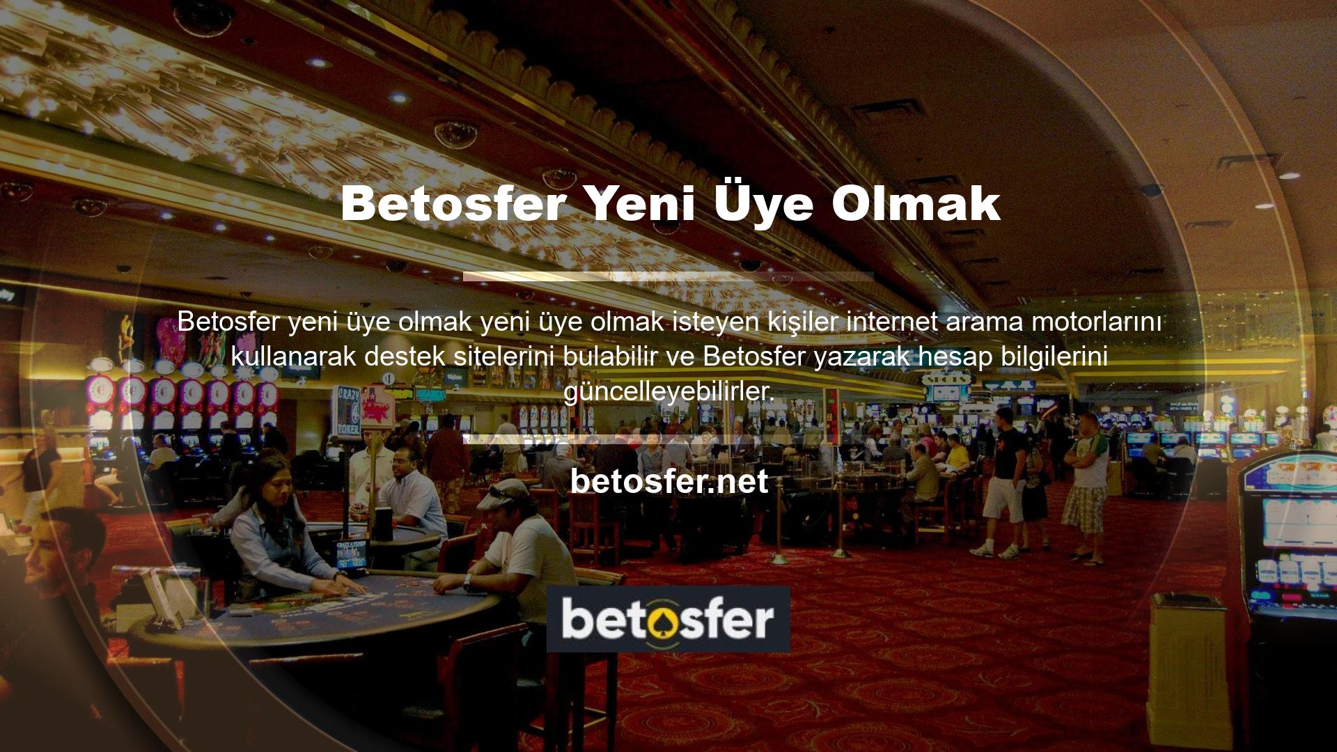 Betosfer mobil casino sitesi, başlattığı çevrimiçi oyun hizmetlerini geliştirerek ilerlemeye devam ediyor